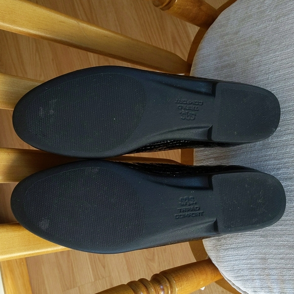 SAS Tripad Patent Leather Crocodile Moccasin Loafer 11.5 Black - Picture 15 of 16